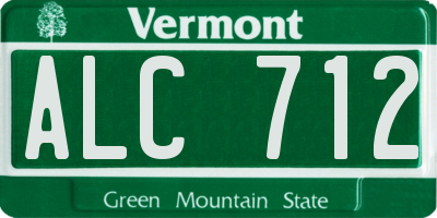 VT license plate ALC712