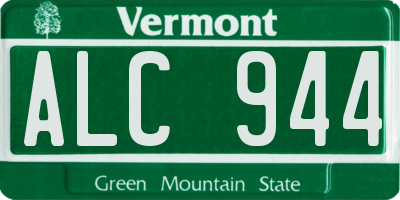 VT license plate ALC944