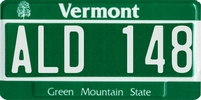 VT license plate ALD148