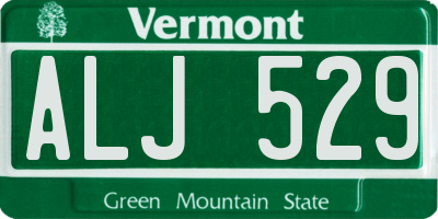 VT license plate ALJ529