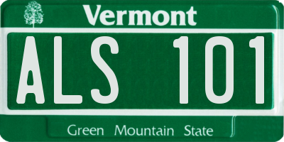 VT license plate ALS101
