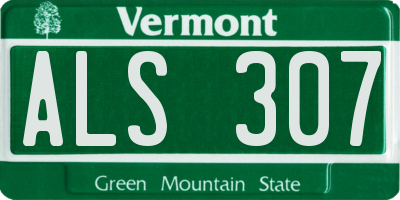 VT license plate ALS307