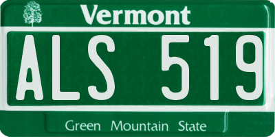 VT license plate ALS519