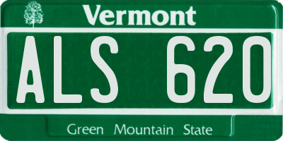 VT license plate ALS620