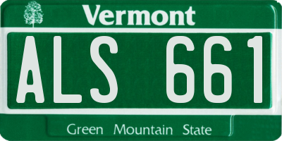 VT license plate ALS661