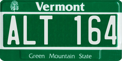 VT license plate ALT164