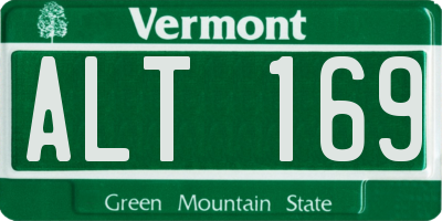 VT license plate ALT169
