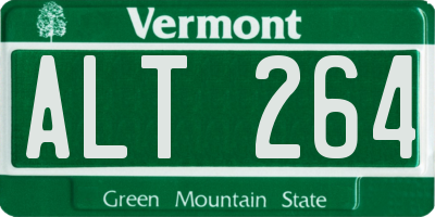 VT license plate ALT264
