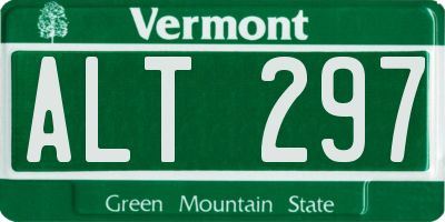 VT license plate ALT297