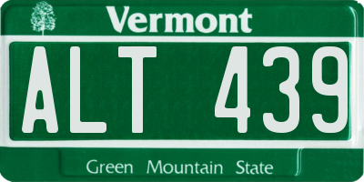 VT license plate ALT439