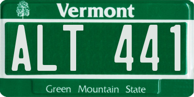 VT license plate ALT441