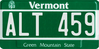 VT license plate ALT459
