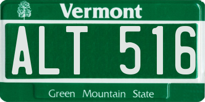 VT license plate ALT516