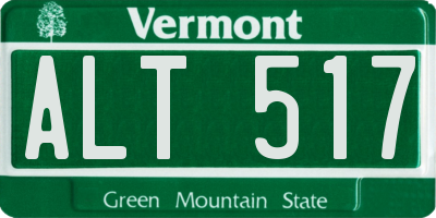 VT license plate ALT517