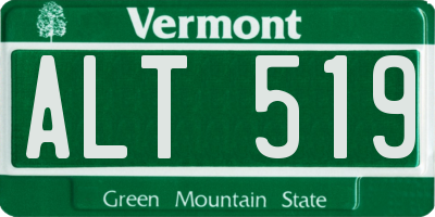 VT license plate ALT519