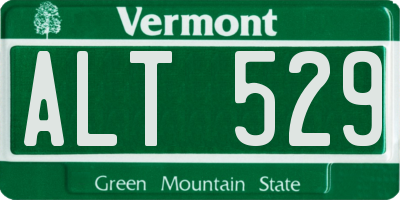 VT license plate ALT529