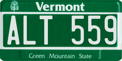 VT license plate ALT559