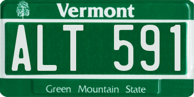VT license plate ALT591