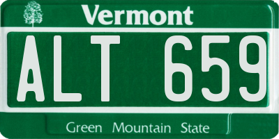 VT license plate ALT659
