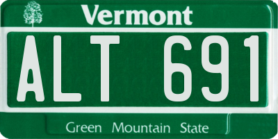 VT license plate ALT691