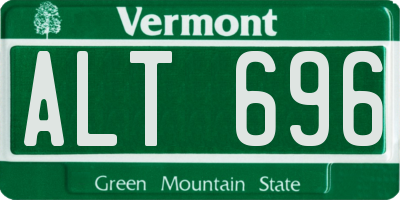 VT license plate ALT696