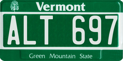 VT license plate ALT697