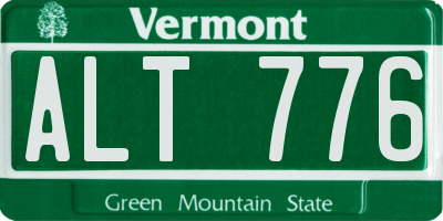 VT license plate ALT776