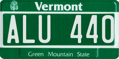 VT license plate ALU440