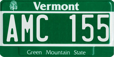 VT license plate AMC155