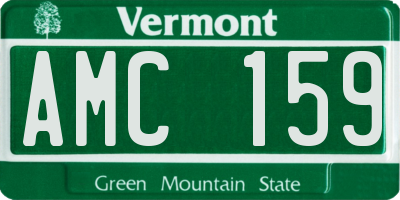 VT license plate AMC159
