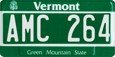VT license plate AMC264