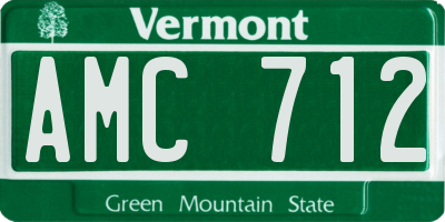 VT license plate AMC712