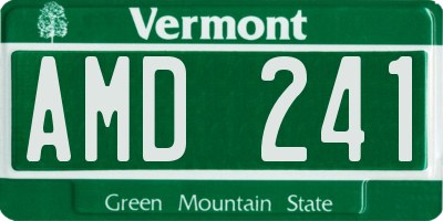VT license plate AMD241