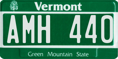 VT license plate AMH440