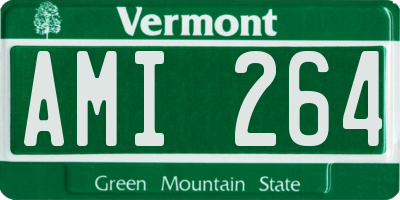 VT license plate AMI264