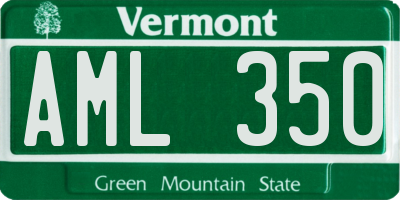 VT license plate AML350