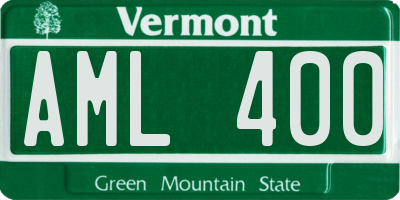 VT license plate AML400