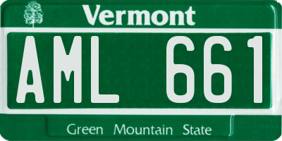 VT license plate AML661