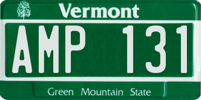 VT license plate AMP131