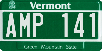 VT license plate AMP141