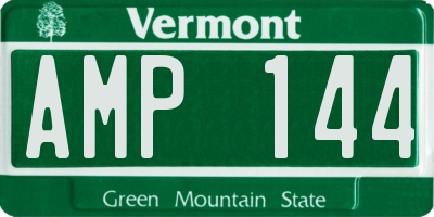 VT license plate AMP144