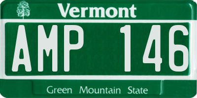 VT license plate AMP146