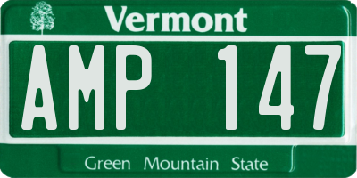 VT license plate AMP147