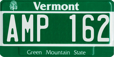 VT license plate AMP162