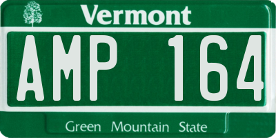 VT license plate AMP164