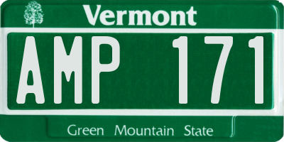 VT license plate AMP171
