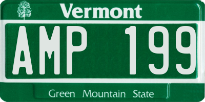 VT license plate AMP199