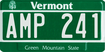 VT license plate AMP241