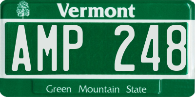 VT license plate AMP248