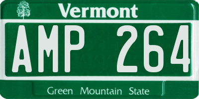VT license plate AMP264